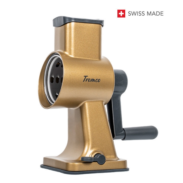 Trommelreibe-Set Alu gold mit Trommel 2, 3, 4 Tromco